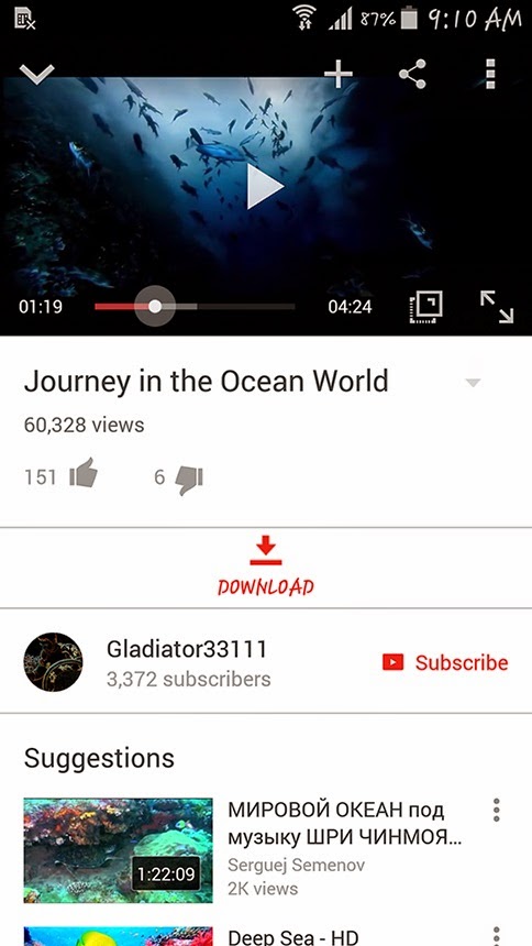 تطبيق لتحميل من اليوتيوب بميزات تتمناها OG TouTube - U Tec