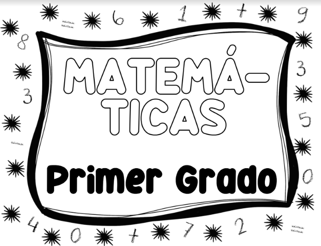 Matemáticas 1° Grado