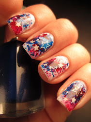 4th july nail nails designs done easy fun happy ways jessica fourth amazing tips patriotic followers explosion trusper