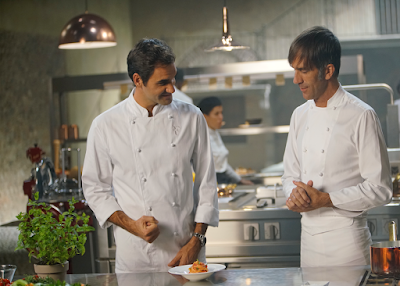 Roger Federer terlibat dalam ‘pertandingan memasak’ dengan koki bintang Michelin Davide Oldani