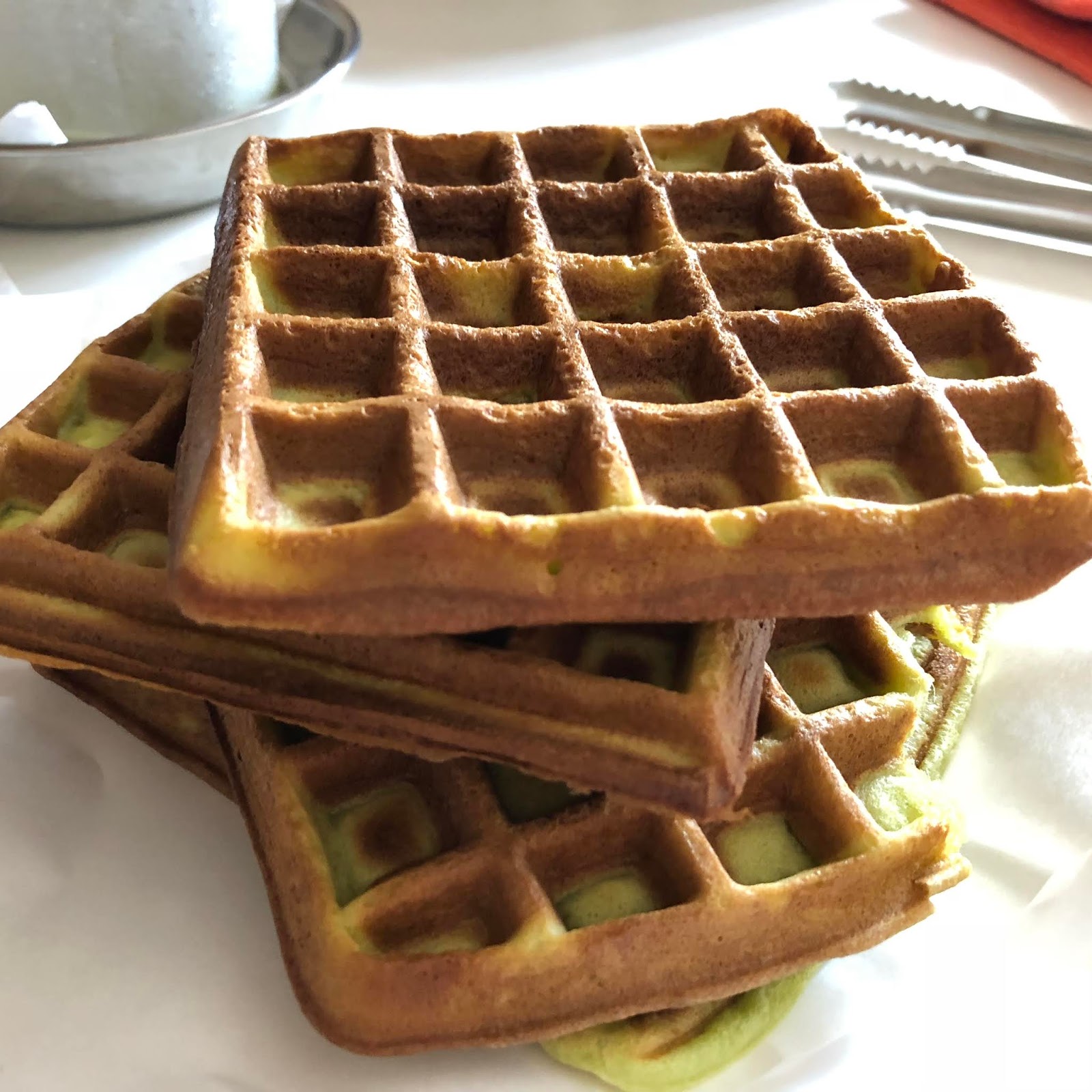 My Mind Patch Pandan Waffle (Crispy Crust Soft Crumb)