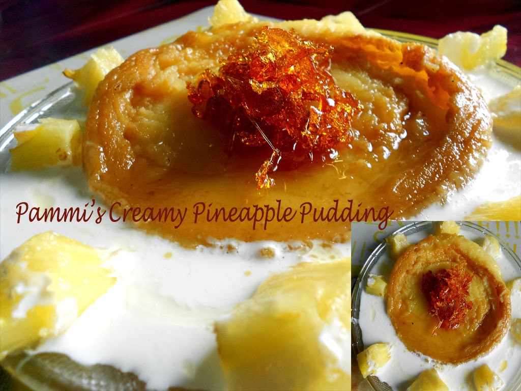 pammi ka tadka Pammi's creamy pineapple pudding