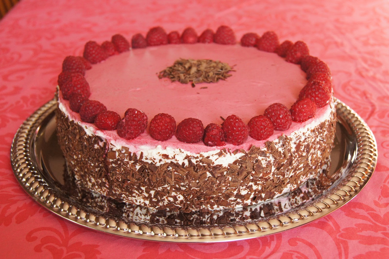 It's All about the Bavarians Chocolate Raspberry Bavarian Cake