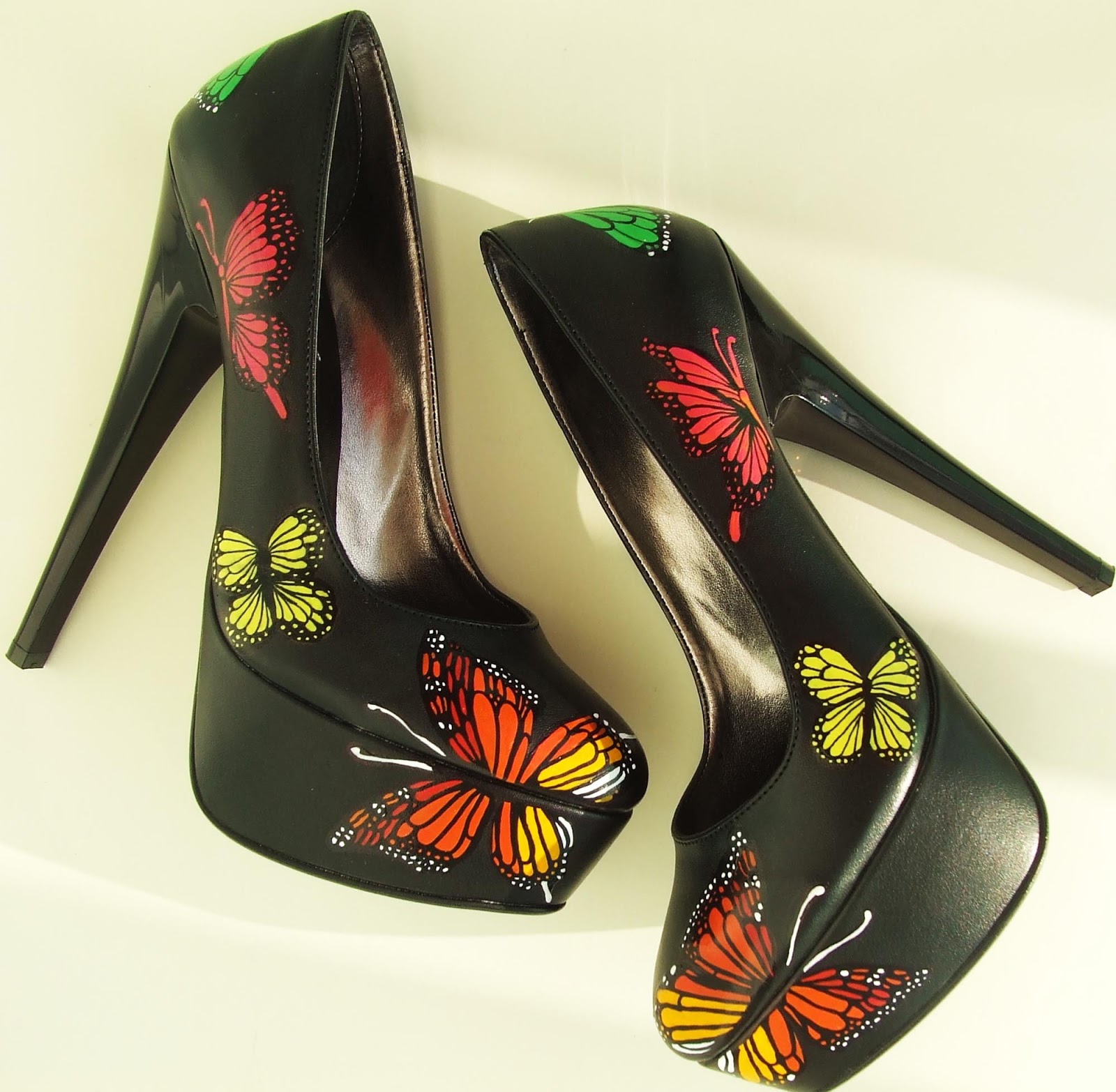 KUKLA Shoes by Rana Öztok RAINBOW BUTTERFLIES!