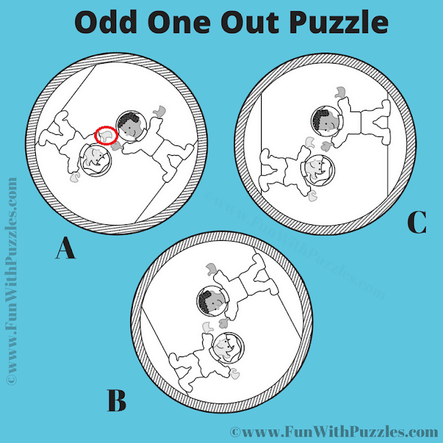 Odd One Out Visual Riddle for Teens Answer