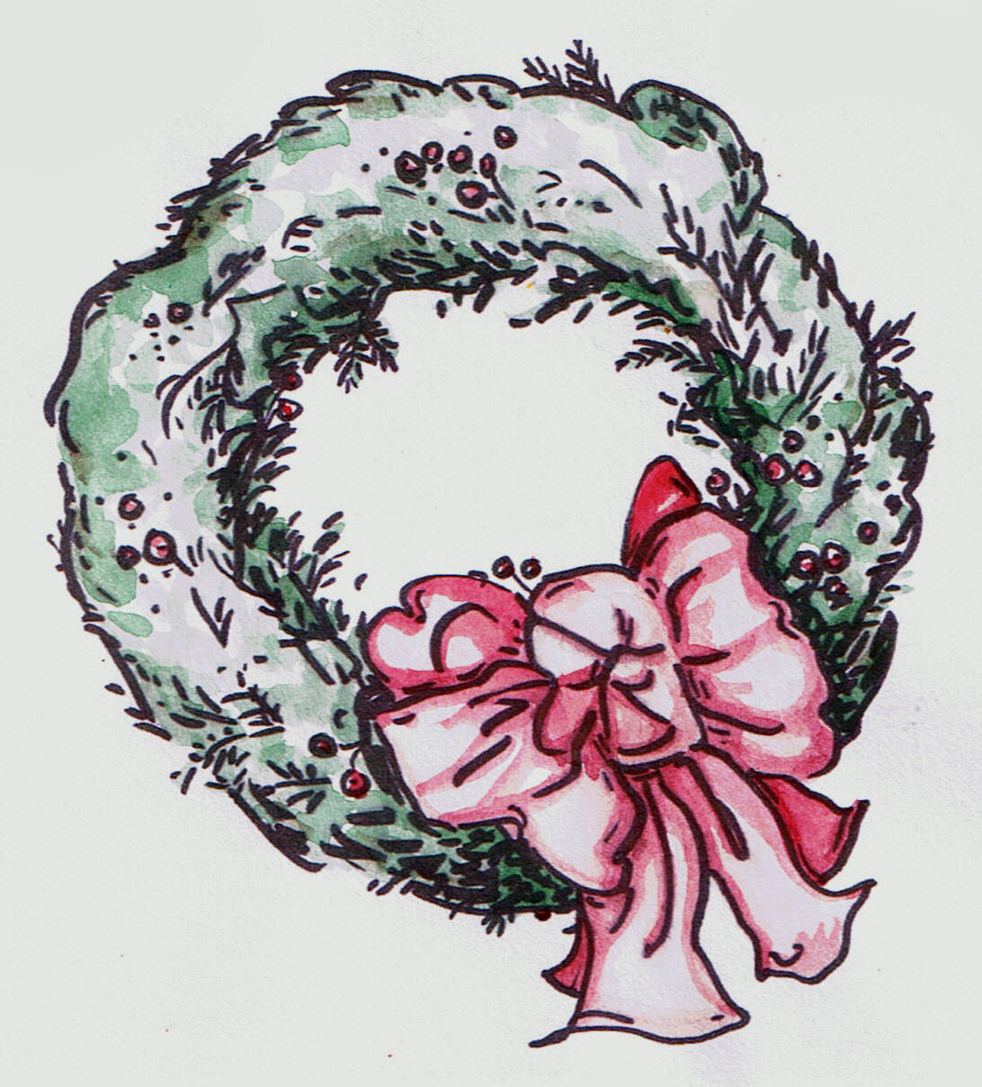 holiday clip art wreaths - photo #50