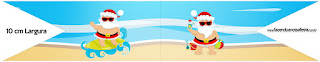 Christmas in the Caribbean: Free Party Printables. Christmas in the Caribbean: Free Party Printables