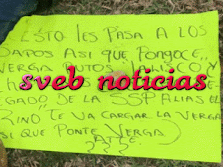 Hallan a mujer ejecutada con narcomensaje en Yanga Veracruz este Jueves