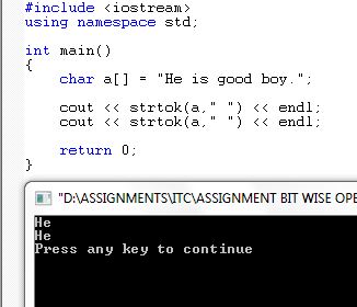 C++: Tokenization in C++