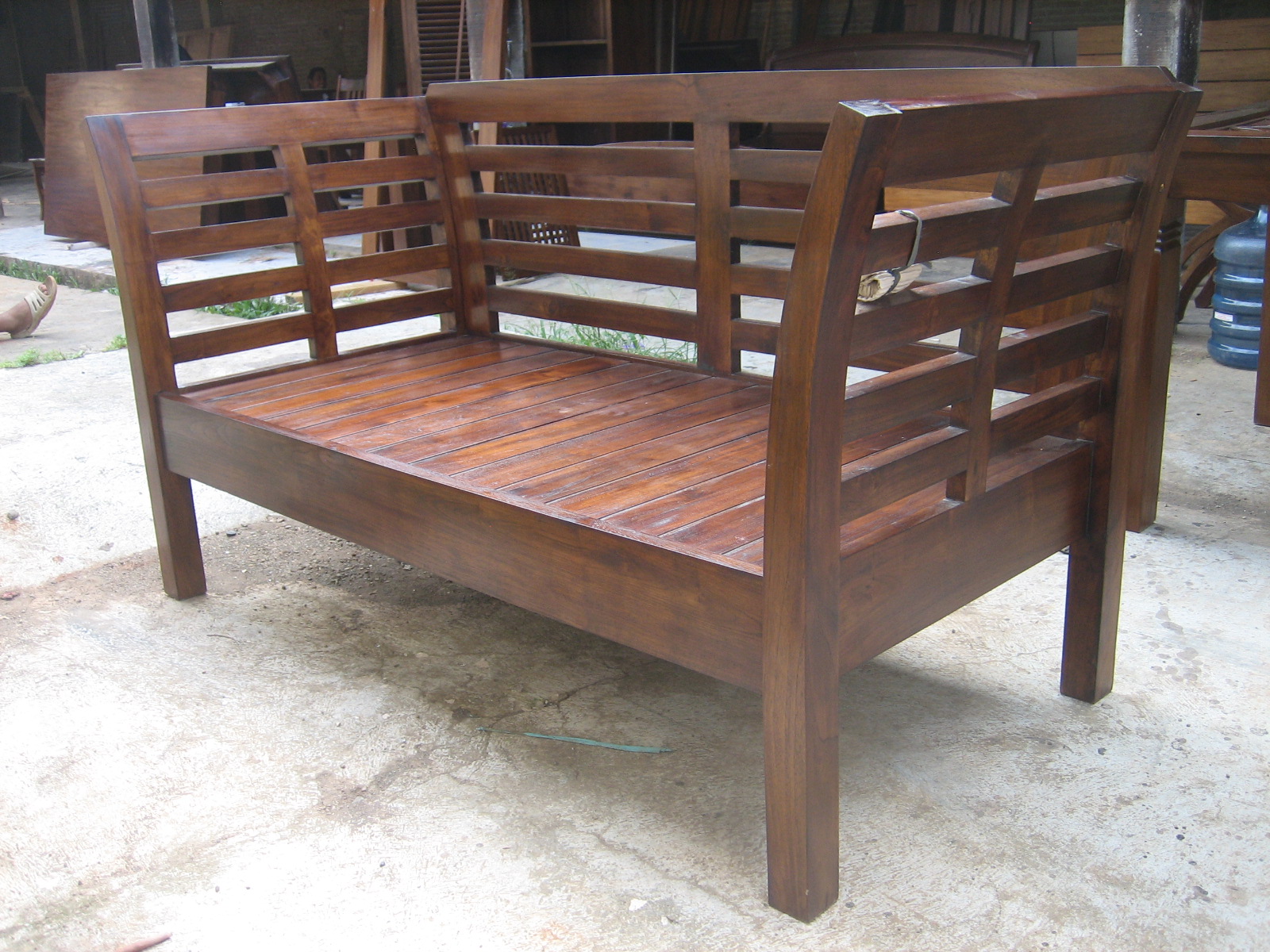 Daybed jari jari asli Jepara