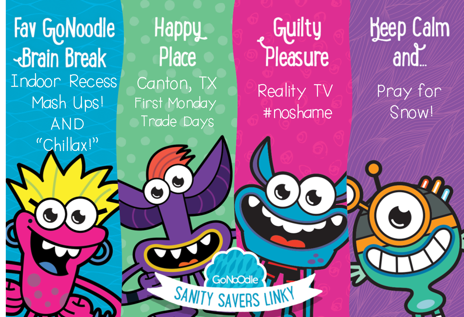 Loopin' Littles GoNoodle Sanity Savers Linky!!