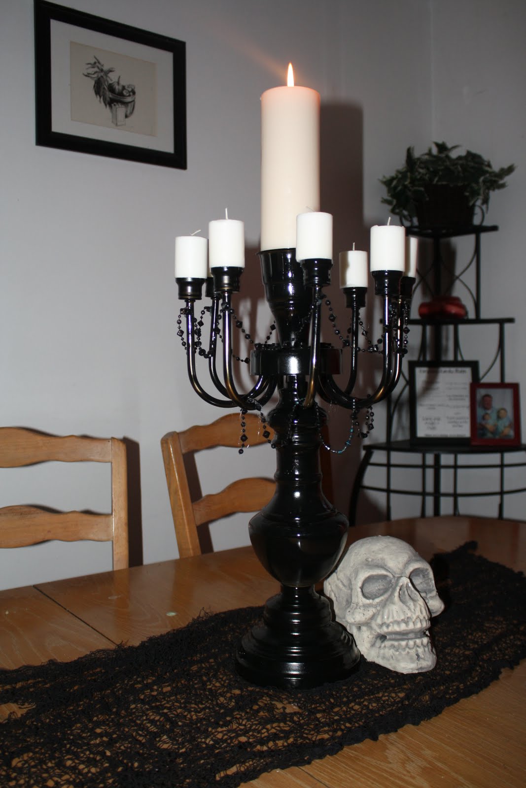 Mommy's Share... Halloween Candelabra
