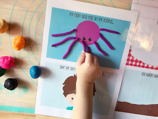| 幼兒學習 | DIY教學工具分享 -泥膠創意遊戲卡