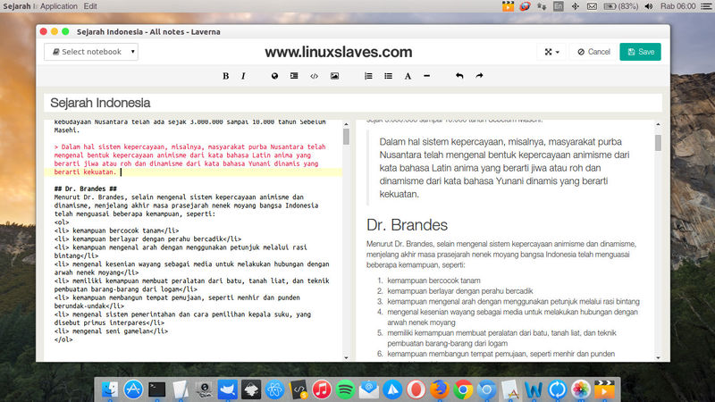Laverna Beautiful Markdown Editing Note Taking App For Linux Linuxslaves