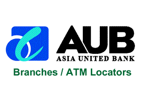 List of Asia United Bank Philippines Branches/ATM Locators