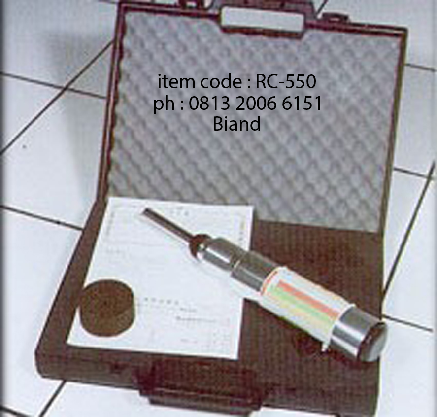SUPPLIER ALAT LAB TEKNIK SIPIL INDONESIA jual concrete test hammer