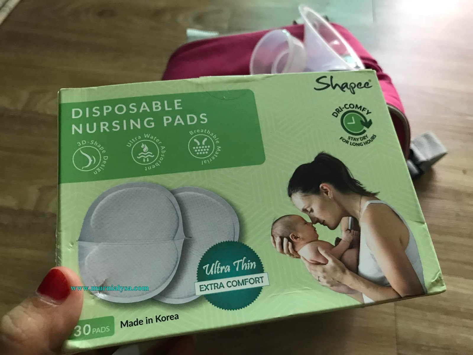 Coretan Murni Alysa Shapee Disposable Nursing Pad & Seamless Nursing Bra