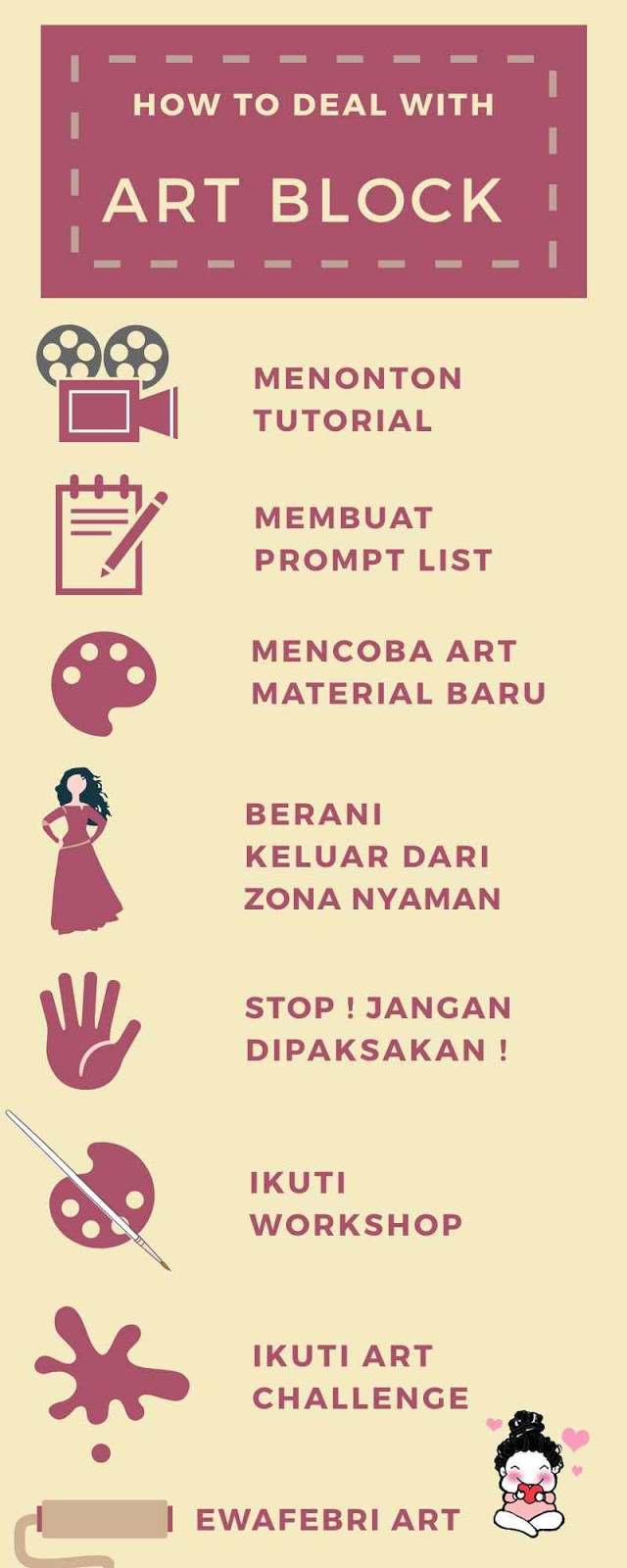 7 TIPS MENGHADAPI ART BLOCK