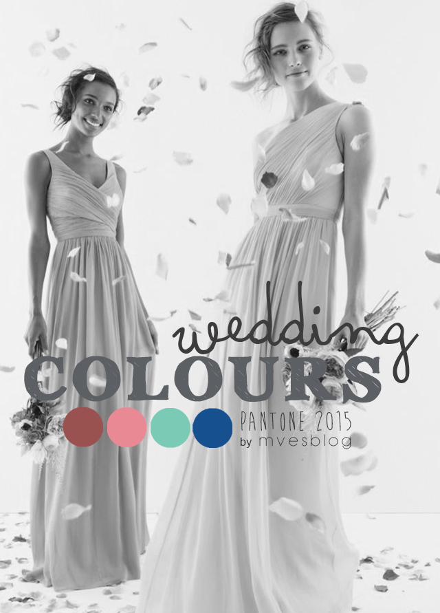 Tendencia de colores para bodas 2015