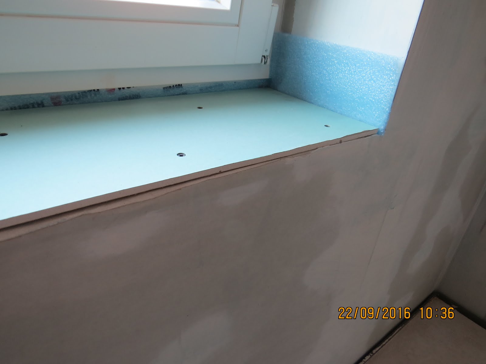 Unser Traumhaus: Fensterbänke einbauen