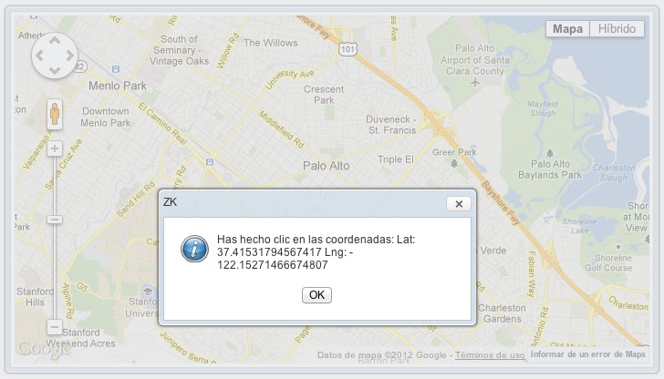 zk ejemplos: zk Google Maps