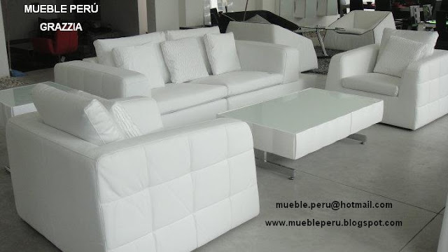MUEBLE PERÚ - MUEBLES DE SALA: MUEBLES DE SALA 3-2-1, Elegantes Diseños