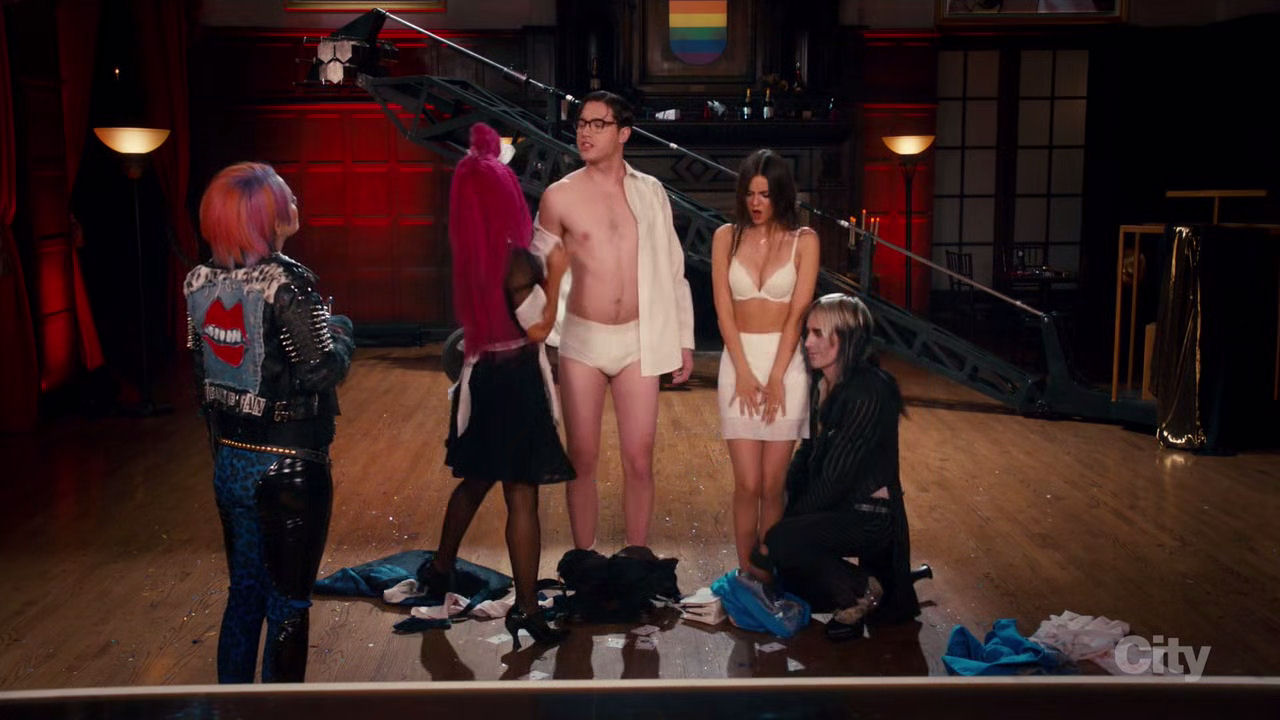 Staz Nair & Ryan McCartan in The Rocky Horror Picture Show (2016) .