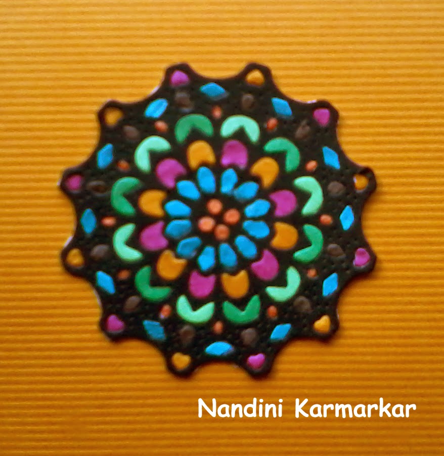 Paint Paper Scissors Die cut inlay technique...