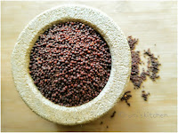 Black mustard seeds are used to make panitenga and kharoli, two different countries of Assamese cuisine.