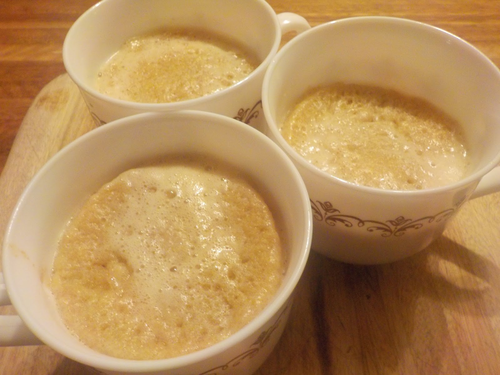 a hopeful nature Teacup Maple Syrup Puddings (Microwave)