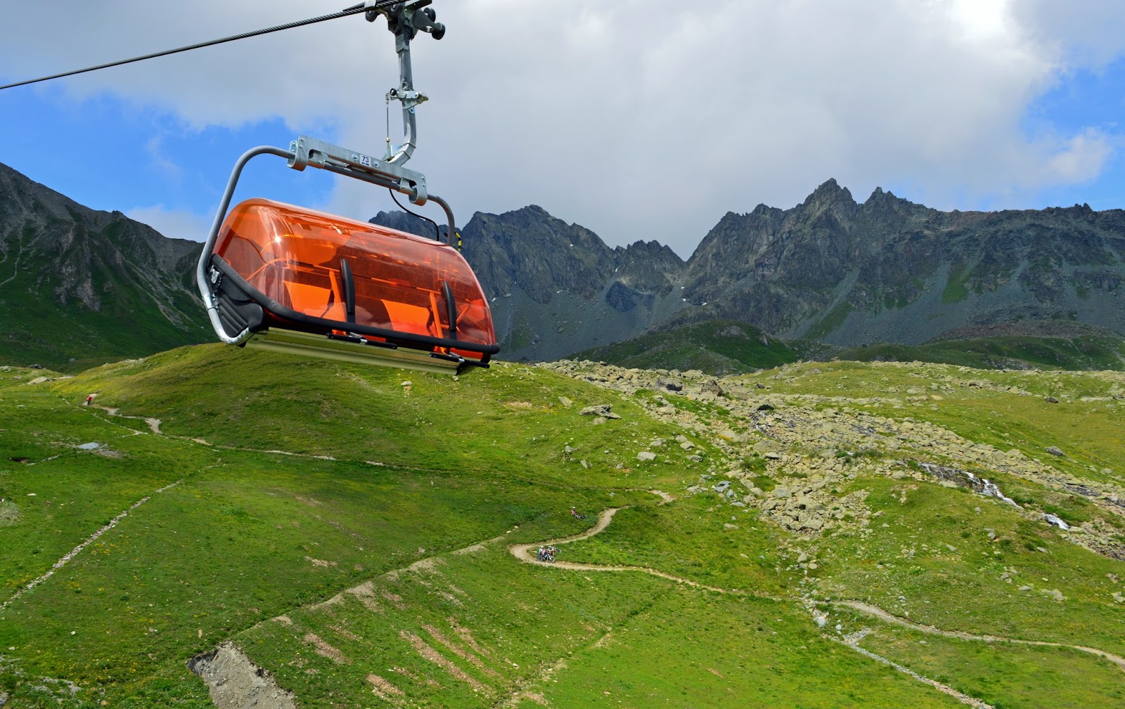 Kolejki linowe Alpy Tyrol Austria Szwajcaria