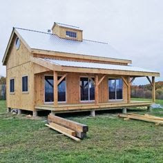 20x30 beam prefab building mytinyhousedirectory jamaicacottageshop cabane cupola overhang lumber