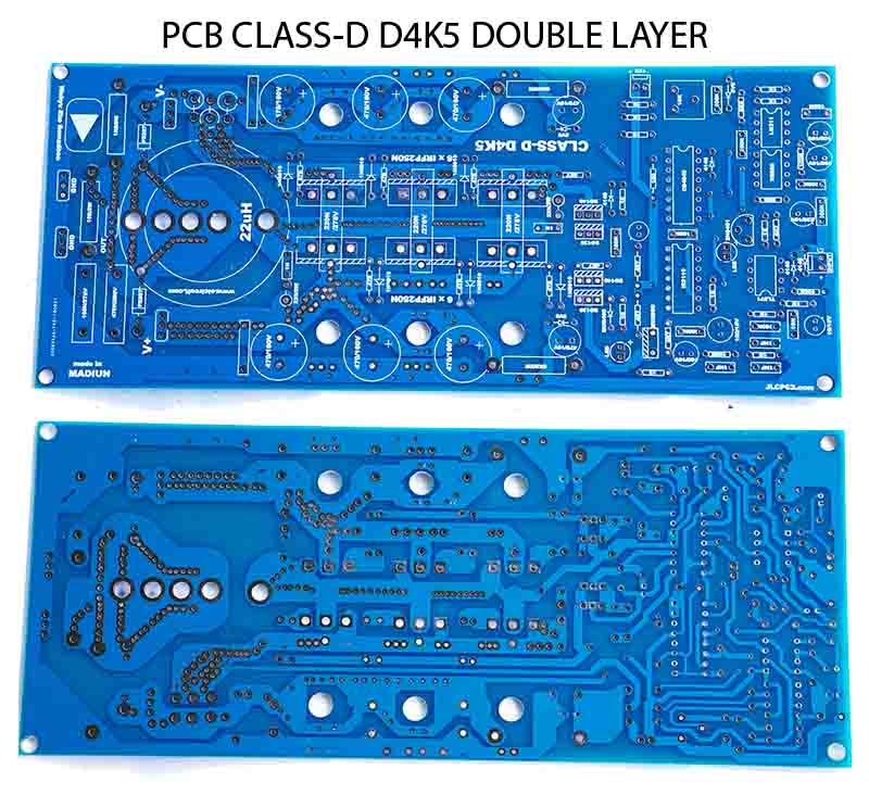 Gerber File Power Amplifier ClassD D4K5 Electronic Circuit