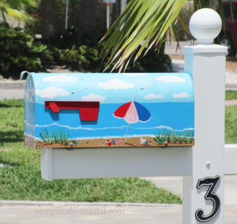 DIYMBCovers Customized Magnetic Mailbox Cover Home Garden MailBox Wraps Beach Shells Sea Sand 