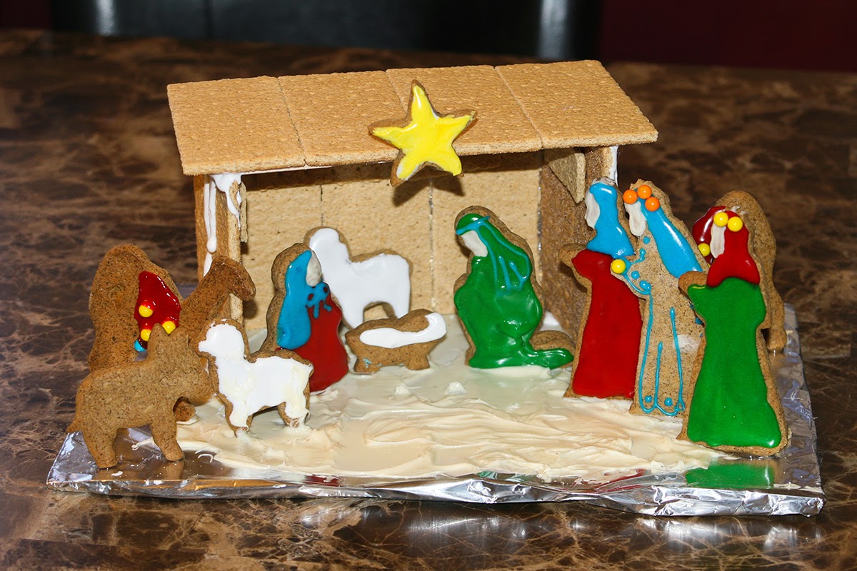Bring Back Jesus! Make a Gingerbread Nativity