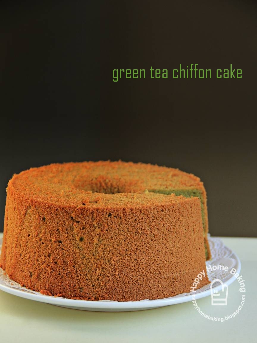 Happy Home Baking Green Tea Chiffon