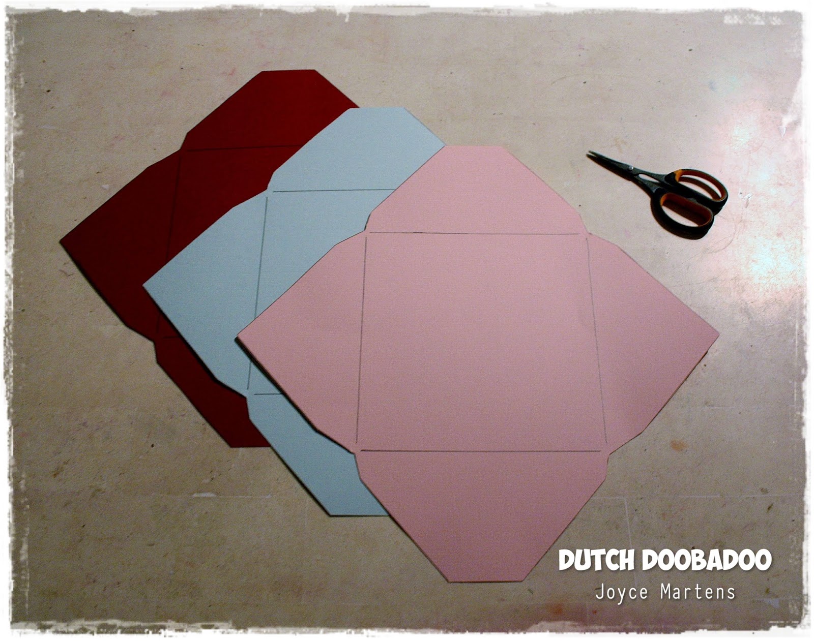 spiraal Speel Misleidend Dutch Doobadoo: Vierkante enveloppen maken