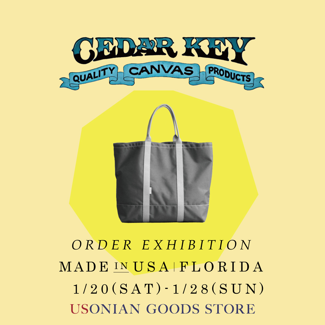 CEDARKEY CANVAS ORDER EXHIBITION USONIAN GOODS STORE