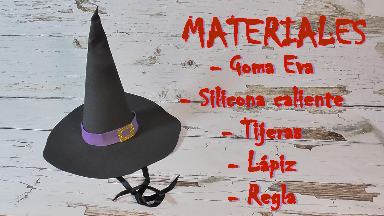 Flor de la ciudad no relacionado Potencial El rincón de las manualidades caseras.: Sombrero de bruja para Halloween.