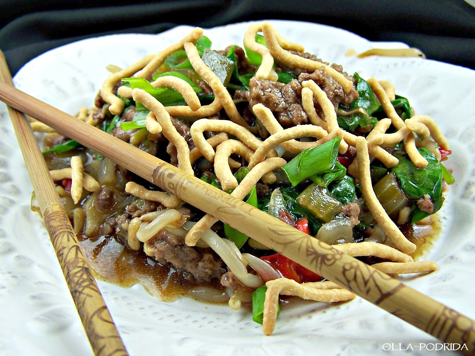 OllaPodrida Oriental Beef Casserole