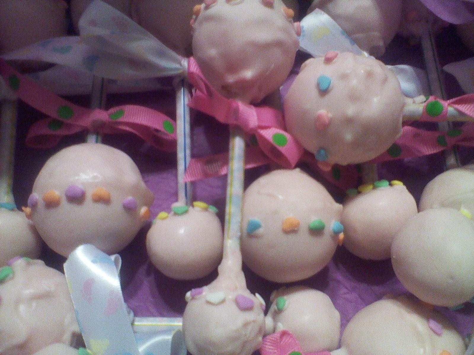 KAY BAKES Baby Rattle Cake Pops!