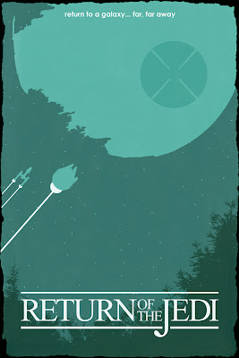 Posters minimalistas de Star Wars y Titanic