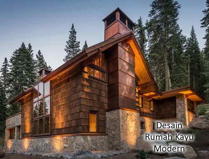 Desain Rumah Kayu Modern | Jasa Bangun Rumah Kayu Dan Gazebo