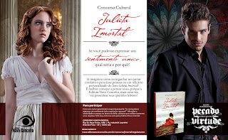 CONCURSO CULTURAL JULIETA IMORTAL - EDITORA NOVO CONCEITO.