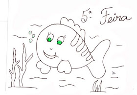 desenho peixinho para pintar