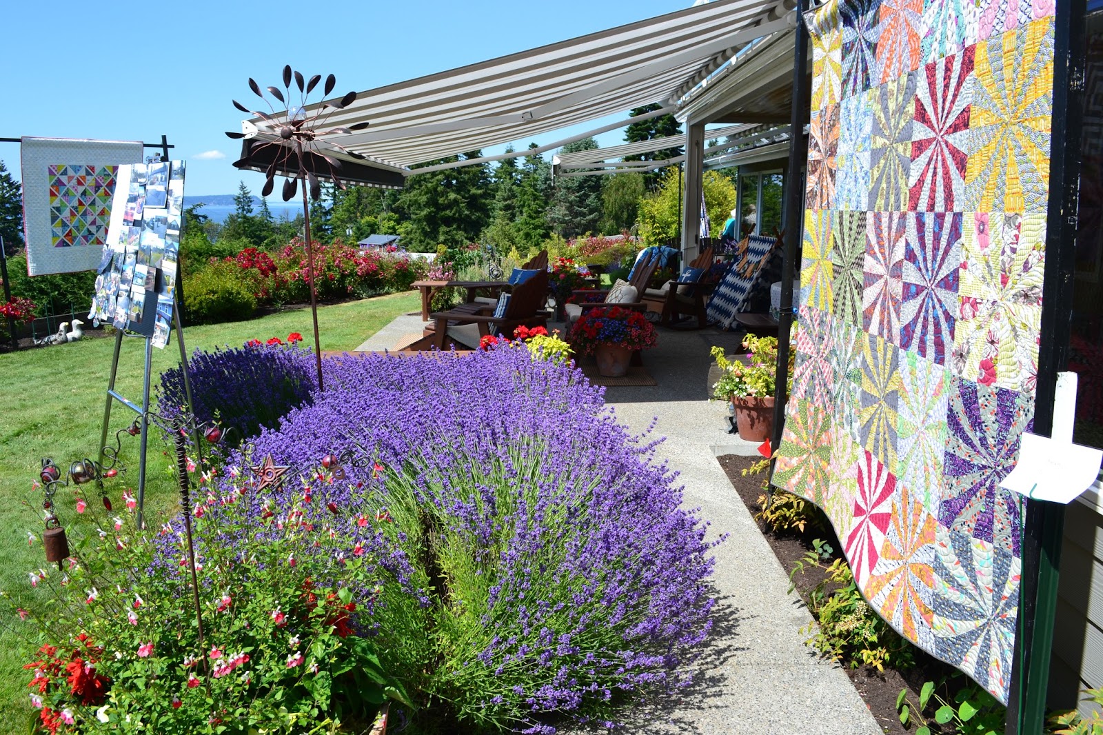 Linda Letters Mukilteo Garden and Quilt Tour Part 5