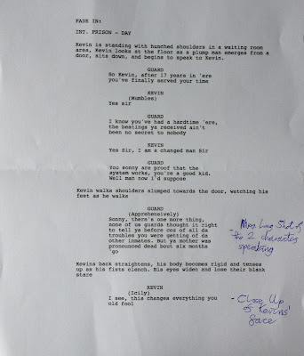 Martin Stewart Film Studies Coursework: Final Draft of Script with Shot ...