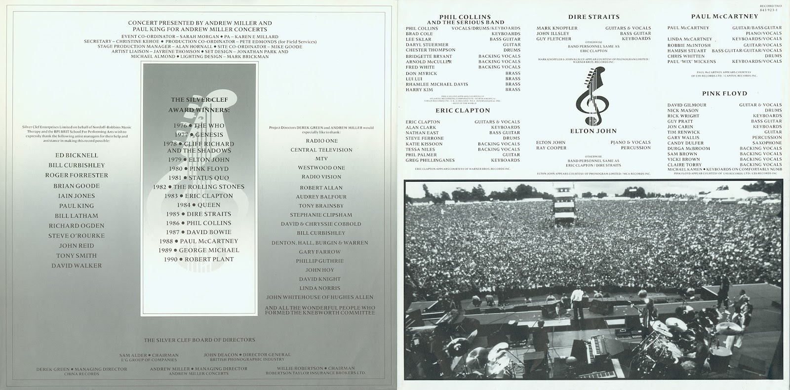 Pink Floyd Ilustrado 1990 Knebworth. The Album