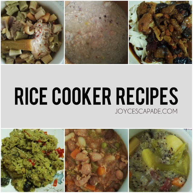 Rice Cooker Chicken and Mushroom Rice Joy 'N' Escapade