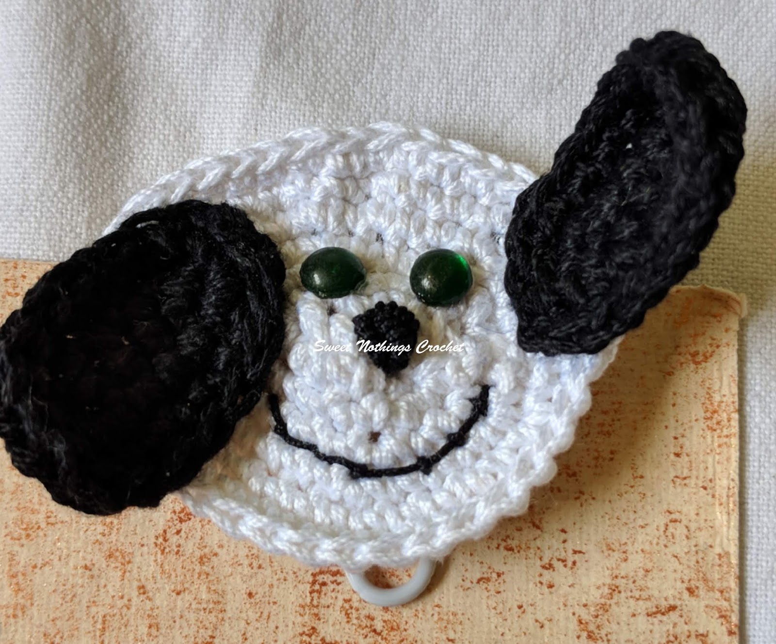 Sweet Nothings Crochet DOG MOTIF STATIONERY CLIP MOTIFS 8